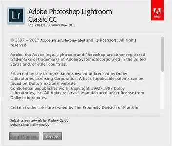 Adobe Photoshop Lightroom Classic CC 2018 v7.1.0.10 macOS