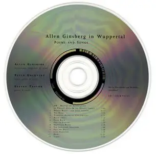 Allen Ginsberg in Wuppertal : Poems and Songs 1980