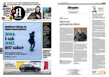 Aftenposten – 23. januar 2018