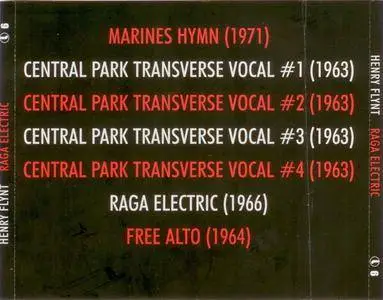 Henry Flynt - Raga Electric: Experimental Music, 1963-1971 (2002)