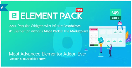 Element Pack v6.12.0 - Addon for Elementor Page Builder WordPress Plugin NULLED