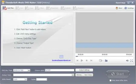 ThunderSoft Movie DVD Maker 10.0.0