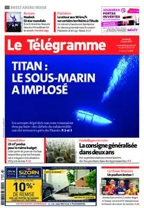 Le Télégramme Brest Abers Iroise – 23 juin 2023