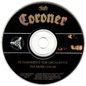 Coroner - Punishment For Decadence + No More Color (1990) [Victor VICP-50, Japan]