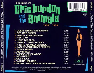 Eric Burdon & The Animals – The Best Of 1966-1968 (Comp. 1991)