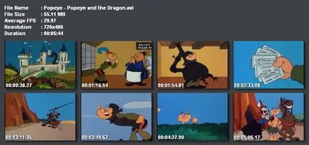Popeye Cartoons Collection (1-48 episodes) 