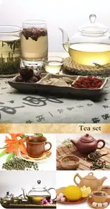 Stock Photo: Tea set