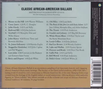 Smithsonian Folkways - Classic African American Ballads