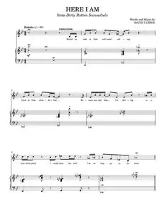 Here I Am - David Yazbek, Women On The Verge Of A Nervous Breakdown Musical (Piano Vocal)