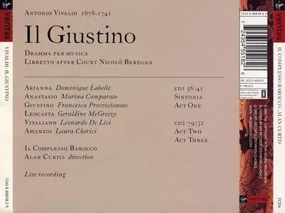 Alan Curtis, Il Complesso Barocco - Antonio Vivaldi: Il Giustino (2002)