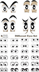 Vectors - Different Eyes Set