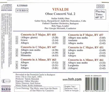 Vivaldi - Oboe Concerti Vol.2