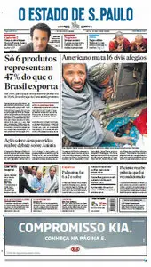 Jornal O Estado de São Paulo - 12 de março de 2012 - Segunda