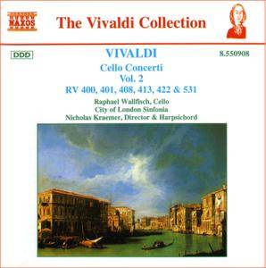 Raphael Wallfisch, City of London Sinfonia, Nicholas Kraemer - Vivaldi: Complete Cello Concertos, Vol. 1-4 (1995) 4CD