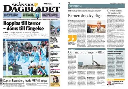 Skånska Dagbladet – 15 april 2019