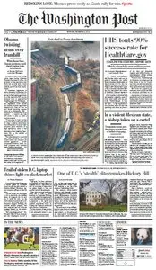 The Washington Post from Monday, 02. December 2013