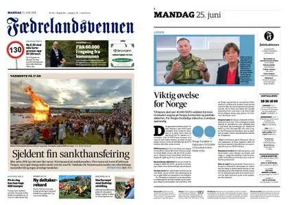 Fædrelandsvennen – 25. juni 2018