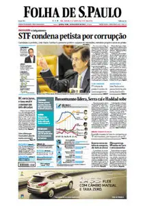 Jornal Folha de São Paulo - 30 de agosto de 2012 - Quinta