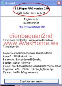 BS.Player 2.54 PRO Build 1035 beta