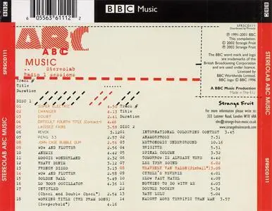 Stereolab - ABC Music: Radio 1 Sessions (2CD) (2002) {Strange Fruit}