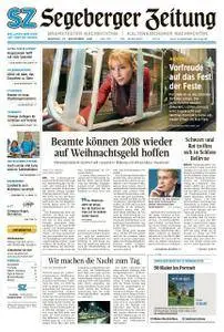 Segeberger Zeitung - 27. November 2017