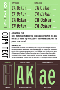 CA Oskar Font Family