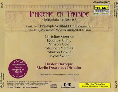 Martin Pearlman, Boston Baroque - Christoph Willibald Gluck: Iphigénie en Tauride (2000)