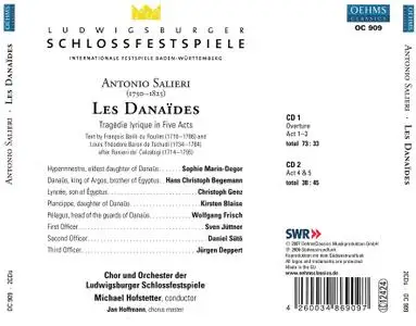 Michael Hofstetter, Chor und Orchester der Ludwigsburger Schlossfestspiele - Salieri: Les Danaïdes (2007)