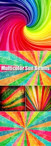 Stock Photo - Multicolor Sun Beams