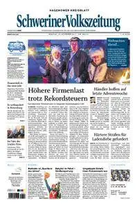 Schweriner Volkszeitung Hagenower Kreisblatt - 18. Dezember 2017