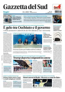 Gazzetta del Sud Reggio Calabria - 25 Gennaio 2025