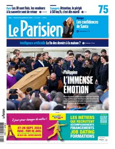 Le Parisien du Samedi 28 Septembre 2024