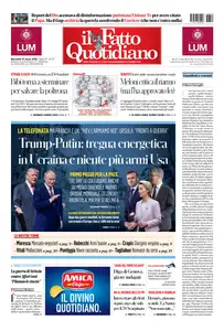 Il Fatto Quotidiano - 19 Marzo 2025