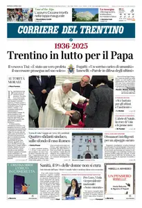 Corriere del Trentino - 22 Aprile 2025