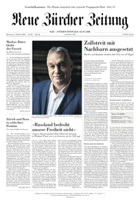 Neue Zurcher Zeitung International  - 04 Febraur 2025