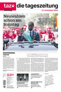 taz die tageszeitung  - 12 November 2024