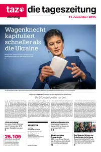 taz die tageszeitung - 11 November 2025