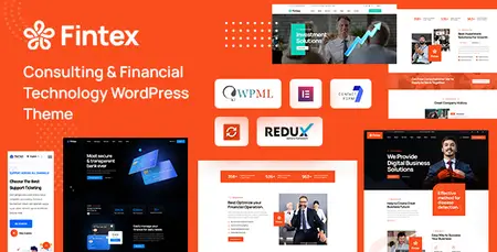 Fintex - Consulting Corporate WordPress Theme 38721622