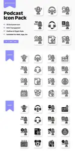 Podcast Icons 5Y3BGS3