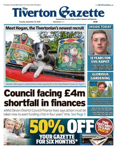 Tiverton Gazette - 24 September 2024