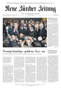 Neue Zurcher Zeitung International  - 21 Januar 2025