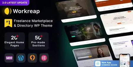 Workreap v3.3.2  Freelance Marketplace WordPress Theme