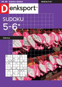 Denksport Sudoku 5-6 genius N.281 - 1 Augustus 2024