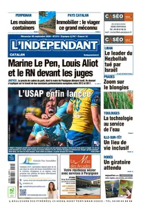 L'Indépendant - 29 Septembre 2024