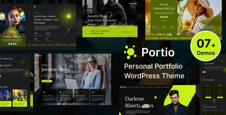 Portio - Personal Portfolio Resume WordPress Theme 53294451