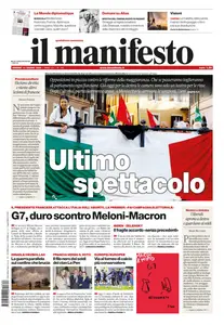 il Manifesto - 14 Giugno 2024