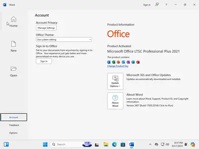 Windows 11 Pro 23H2 Build 22631.4037 (No TPM Required) With Office 2021 Pro Plus Multilingual Preactivated August 2024