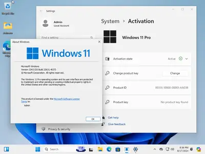 Windows 11 Pro 23H2 Build 22631.4037 (No TPM Required) With Office 2021 Pro Plus Multilingual Preactivated August 2024