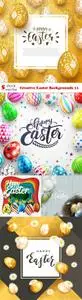 Vectors - Creative Easter Backgrounds 11