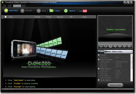 Clone2Go Video Converter Pro 2.0.0